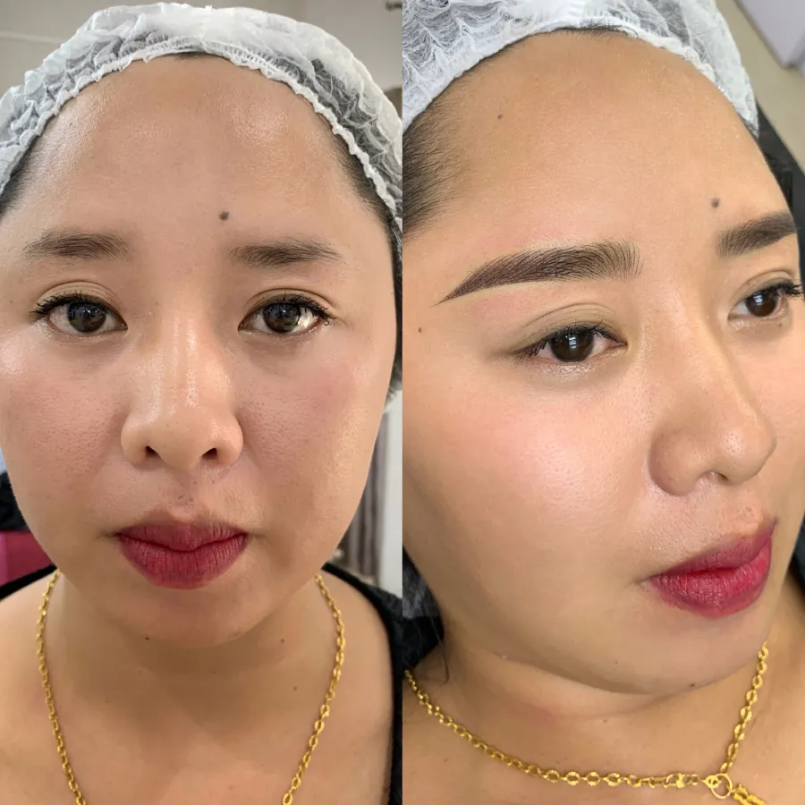 hairstroke ombre Surabaya